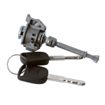 Vasakpoolse eesmise ukse lukusilinder 2 v&otilde;tmega 2012-2015 Honda Civic 72185-TR0-A01 jaoks