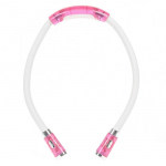 K&auml;ed-vabad LED kaelavalgusti kaasaskantav USB laetav kallistus lugemislamp Uudne LED &ouml;&ouml;valgusti taskulamp Camp MYY roosa