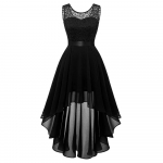 Naiste pitsist pulmakleit pruutneitsi ballileit S must