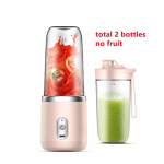 Automaatne elektriline blender Mini juhtmeta elektriline mahlapress, mahlapress Puuvilja automaatne v&auml;ike elektriline mahlapress Smuuti blenderi tassi k&ouml;&ouml;gikombain 1pcs roosa