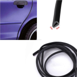 2-meetrine auto uksekaitse dekoratiivriba universaalne auto ukse serva kaitseraua kriimustusvastane kummitihend kaitseriba auto stiil black