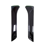 Seat Leon 5F FR Mk3 MK3.5 jaoks tagaakna k&uuml;lgspoiler jagaja tiib auto tagumine pagasiruumi hajuti Canard splitter kerekomplekt Gloss Black black