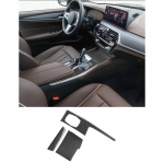 BMW 5. seeria G30 2018-2022 auto keskkonsooli multimeediapaneeli nupu katte liist raami kleebis A