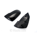 Rearview Mirror Cover Side Wing Rear View Mirror Case Cover Glossy Black For BMW serie 1 2 3 4 F20 F21 F22 F30 F32 F36 X1 F87 2pcs Black black