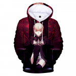Fate Stay Night 3D Prinditud kapuutsid Meeste Naiste vabaaja mood Pusa Pusa Anime Harajuku T&auml;navar&otilde;ivad Pullover Hip Hop Top Mantel 6XL
