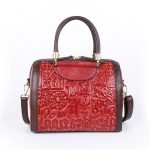 Oracle'i reljeefsed naiste &otilde;lakotid ehtsast nahast k&auml;ekotid Luksusliku disainiga naiste &otilde;htukotid Crossbody kotid 27cm*16cm*21cm punane