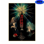Klassikaline anime Death Note plakat Seinapilt Retro j&otilde;upaberitr&uuml;kid Seinakleebis Baari Toakaunistus Maali Kodukaunistuse Pilt 30x21cm