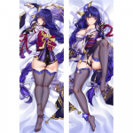 Raiden Shogun Ei Beelzebul Dakimakura Kallistav keha padjap&uuml;&uuml;r kate Anime Genshin Impact padjap&uuml;&uuml;r padi voodipesu Kodusisustus 120x40 cm