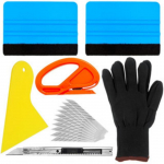 16-osaline autokilet&ouml;&ouml;riist koos kiletrimmeriga koos riidevildi servakaabitsaga vin&uuml;&uuml;lkile kleebise kaabitsaga aknaklaasi asendusteraga kilekindad kollane/must