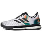 Adidas SoleCourt Valge Must H&otilde;bedane Metallik Meeste Tennised Pilvevalge Tuumikmust GX9065 40 white