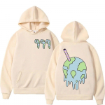 Unisex hiphopi trendi lahtise r&auml;ppari mahla maailmamuusika albumi dressipluus t&auml;navamoe esteetika pullover kahepoolne tr&uuml;kitud unisex kapuutsiga dressipluus 2XL