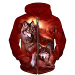 Lahedad 3D hunditr&uuml;kiga t&otilde;mblukuga kapuutsid Mood Meeste/naiste t&auml;navar&otilde;ivad kapuutsiga jakk Mantel Unisex vabaaja Hip Hop Pullover Pusad XL