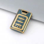5 nupuga TPU autov&otilde;tme katte korpuse korpuse pult Cadillac SLS SRX XLS DTS STS CTS ATS XTS Sevilla Escalade Chevrolet C7 Corvette jaoks Key Case valge