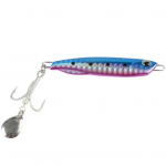 30g/7,5cm Kalas&ouml;&ouml;t Treble Hook Sequin Design &Otilde;ngitsemine sinine/roosa