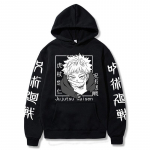 Uued Anime Pusad Jujutsu Kaisen Meeste kapuuts Harajuku Unisex Fashion Casual Hoody Meeste t&auml;navar&otilde;ivad Yuji Itadori tr&uuml;kitud top XL