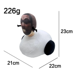 1/6/12 TK Skibidi tualett pl&uuml;&uuml;sist m&auml;nguasi, titan, teler, mees, boss, tualett Multifilmi nukud, t&auml;idisega pehme nukk, j&otilde;ulukingitus lastele s&uuml;nnip&auml;evaks