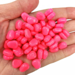 50 tk Simulatsiooniga v&otilde;ltsitud maisi pehmed s&ouml;&ouml;dad karpkala forellip&uuml;&uuml;giks maisil&otilde;hnaga, uppumisp&uuml;&uuml;gi landid roosa