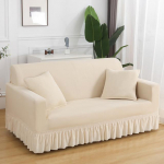 Stretch diivani seelikukate elutuppa Nordic Solid Color diivani kate koos seeliku&auml;&auml;re tugitoolikaitsega 1Pc 1-seat 90-140cm