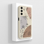 Telefoni&uuml;mbris Samsung Galaxy A15 A 15 4G 5G kate, luksuslik moodne disain matt must ruudukujuline kvaliteetne pehme vedel silikoonkest Samsungi kaitseraua jaoks Samsung A15