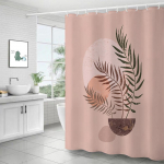 JINRUN Vannitoa paksendatud veekindel kardin hallitusekindel du&scaron;ikardin du&scaron;ikardin du&scaron;ikardin Vannitoa kardin, ilma perforatsioonita 180cmx180cm（150g）
