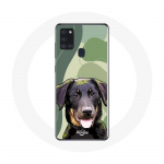 Samsung Galaxy A21S Beauceron must koerat&otilde;u &uuml;mbris