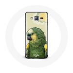 &Uuml;mbris Samsung Galaxy Grand prime Amazon Parrots Green jaoks