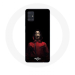 &Uuml;mbris Samsung galaxy A71 La casa de papel Mask must taust