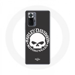 Coque pour Xiaomi Redmi Note 10 Pro Harley Davidson Motors Tete de mort