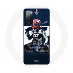 &Uuml;mbris Samsung Galaxy S20 FE Vormel 1 Max Verstappen F1 Racing Driver Blue jaoks