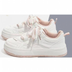 Naiste valged kingad, suvised uued naiste kingad, lamedad spordijalatsid, vaba aja veetmise jalatsid Kevadised ja s&uuml;gisesed Minority All-Match tossud 35 roosa