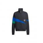 Adidas Originals Clover Ts Treeningjakk Kontrast&otilde;mblustega Muster Logo Jakk Meeste Jakk Must HF5942 M