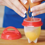 Uus Keedumuna T&ouml;&ouml;riistad Silikoonist munad munakeetja k&ouml;&ouml;gi vidin punane