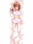 Nakano Miku Dakimakura Anime Collection l&otilde;hestatud jalgadega t&auml;iskasvanutele m&otilde;eldud padjakate aukudega Elusuuruses keha kahepoolne print Peach40X120CM