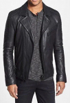 Must Meeste Ehtne 100% Lambanahast Nahkjakk Biker Mootorratas Slim Fit XS must