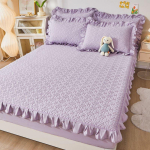 Kvaliteetne puuvillane voodikate &uuml;hes t&uuml;kis 100% puhtast puuvillast k&otilde;ik hinna sees libisemiskindel voodikate Voodikate madratsi kaitsekate 1,8M 2M 1.2*2.0M Fitted Sheet gray