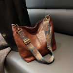Vintage naiste &otilde;lakott PU-nahast &auml;mbriga Crossbody k&auml;ekott, ostukott 24x12x26cm