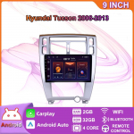 10-tolline Androidi autoraadio Carplay jaoks Hyundai Tucson 2006-2013 auto multimeedia videopleier GPS-navigatsioon WIFI 4+64GB 2+32GB