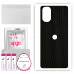 apgo Protective Skin Sticker for the back compatible with Motorola Moto G22, Wrap Film, Foil, Vinyl - Pattern Matrix