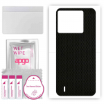 apgo Protective Skin Sticker for the back compatible with Tecno Pop 6, Wrap Film, Foil, Vinyl - Pattern Matrix