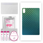 apgo Protective Skin Sticker for the back compatible with Honor Pad V7 PRO WiFi, Wrap Film, Foil, Vinyl - Pattern Carbon Chameleon CAKA1