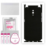 apgo Protective Skin Sticker for the back+sides compatible with Oppo Reno, Full Wrap Film, Foil, Vinyl - Pattern Matrix