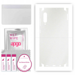 apgo Protective Skin Sticker for the back+sides compatible with Samsung Galaxy A50s, Full Wrap Film, Foil, Vinyl - Pattern Matte Transparent