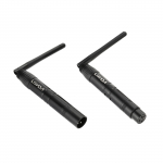 Lixada 2,4G ISM DMX512 juhtmeta XLR saatja vastuv&otilde;tja LED-valgustus lavalise PAR peovalgustuse jaoks US Plug must