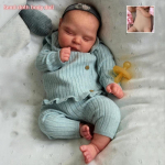 50 cm pehmest riidest keha Virsikud Reborn Baby Doll 3D mitme kihiga, maalib nahka Elutruu t&auml;isvin&uuml;&uuml;list T&uuml;drukute beebinukud N&auml;htavad veenid Lapse m&auml;ngukaaslane m&auml;nguasi cloth body