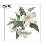 Valge liilia lehtede tualettkleebis Eemaldatav isekleepuv veekindel PVC elutoa seinakunst lilleline Vannitoa tualettruumi kaane kaunistuskleebis valge