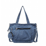 Denimkott naiste kandekott suure mahutavusega crossbody &otilde;lakott klassikott sinine