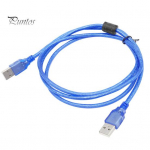 Kahe peaga kiire andmekaabel 150/300 cm USB2.0 isane andmepikendusjuhe arvuti jaoks 1.5M