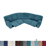 Talvine 5-kohaline L-kujuline Chaise Lounge diivani kate Velvet &uuml;hev&auml;rviline k&otilde;ikeh&otilde;lmav diivani kate Esimese klassi kate k&otilde;ikeh&otilde;lmav elastne Corner 1 piece set