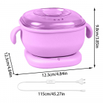 Wax melting machine Hair Removal Wax Heater Machine 100W 400ml Hard Wax Melt Warmer Silicone Pot  For Hand Foot Body wax CHINA