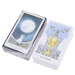 78-osaline Tarot Lunalapin Rabbit Deck: L&otilde;bus ja kaasahaarav Taro kaardim&auml;ng pidudele! Lihav&otilde;ttep&uuml;hade kingitus 78pcs